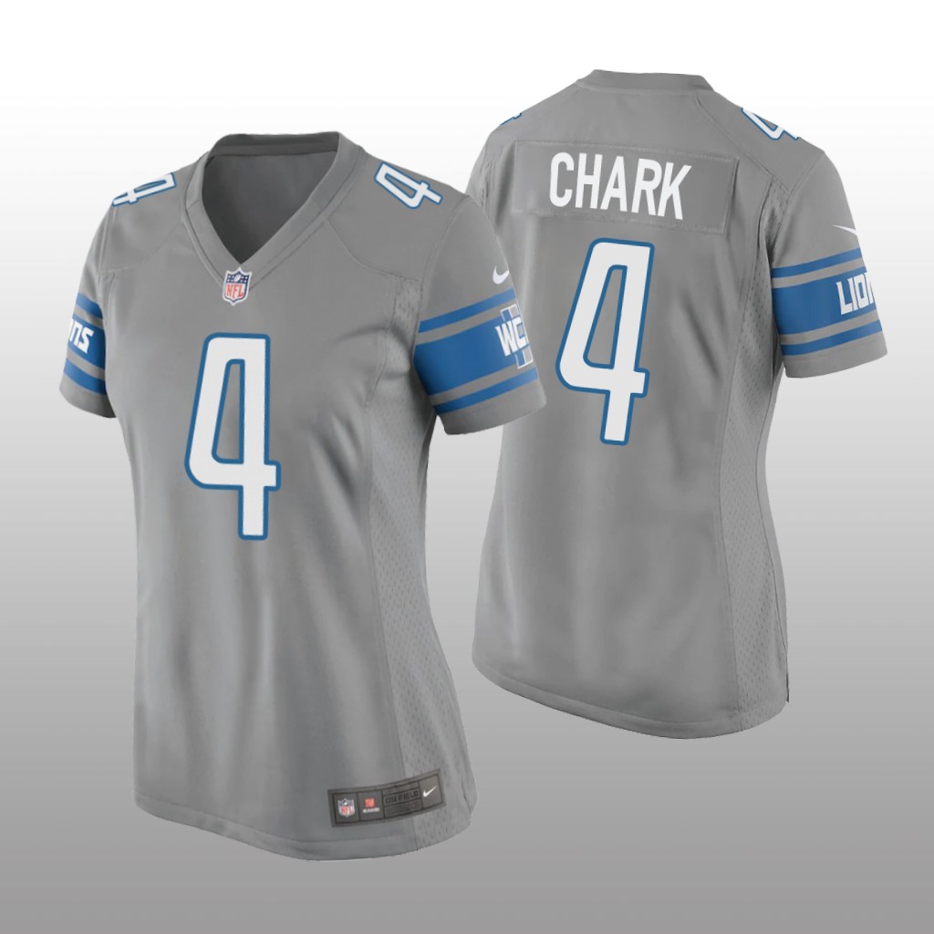 Detroit Lions D.J. Chark Silver Jersey Game - Women's