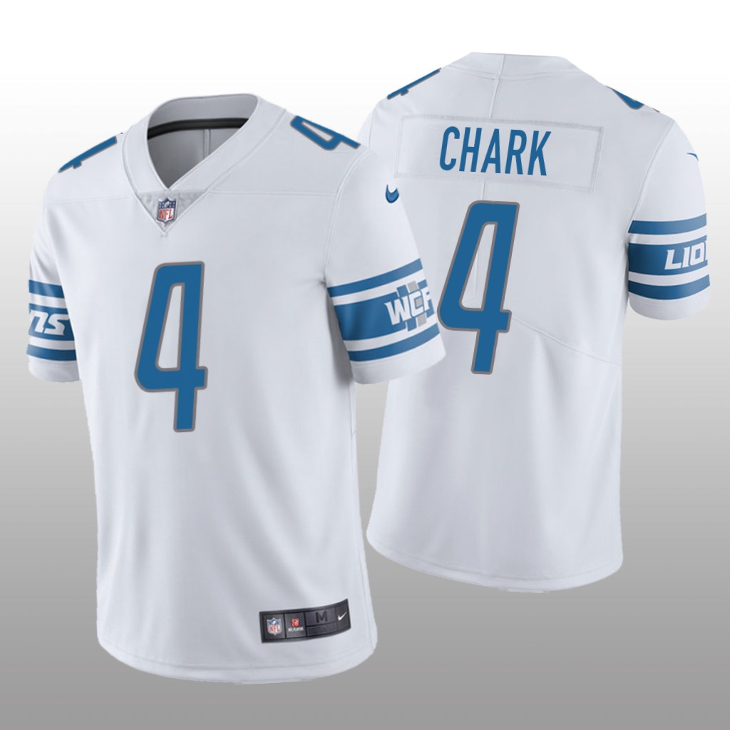 Detroit Lions D.J. Chark White Jersey Vapor Limited - Men's