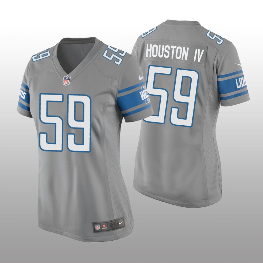 Detroit Lions James Houston IV Silver Jersey Game - Women's