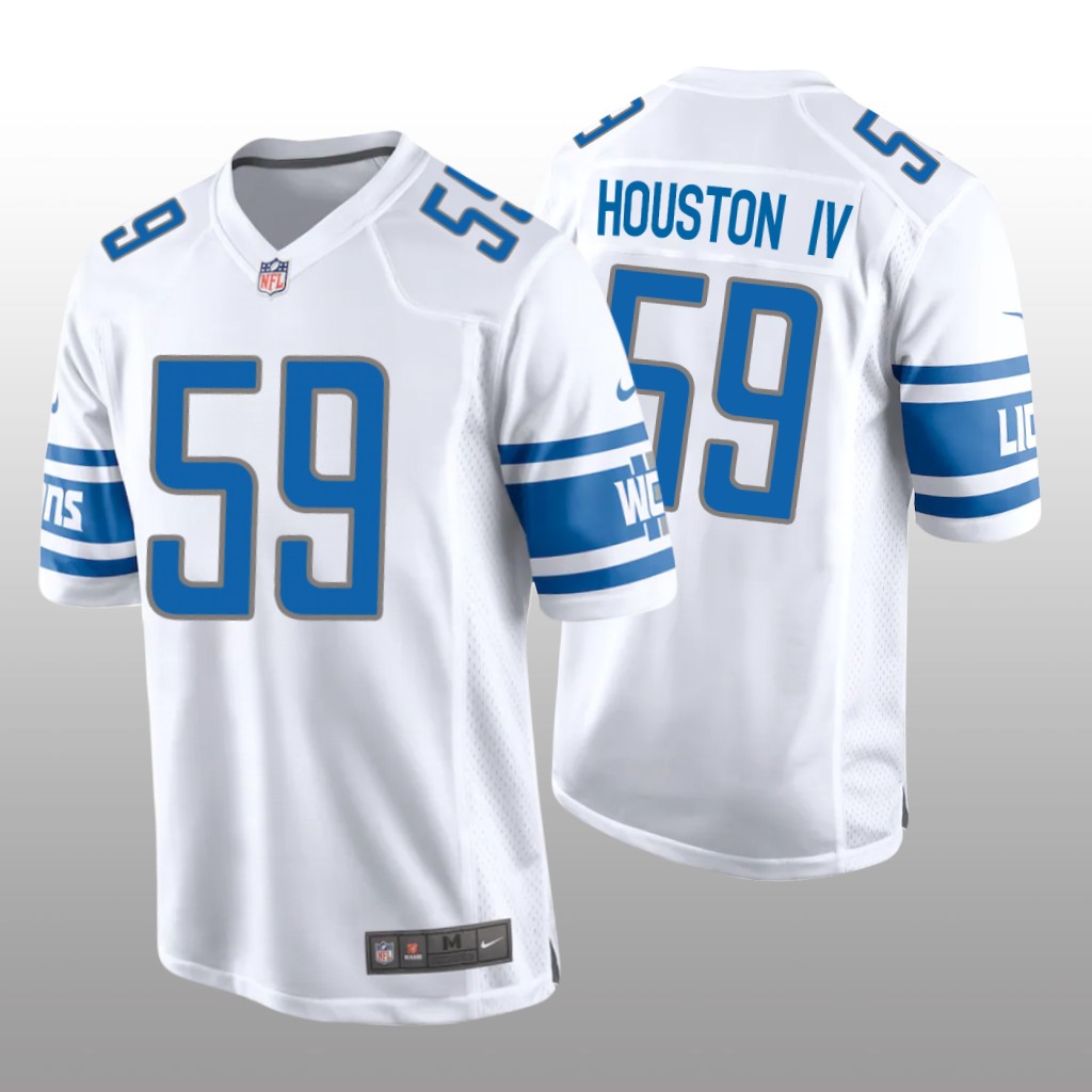 Detroit Lions James Houston IV White Jersey Game - Men's