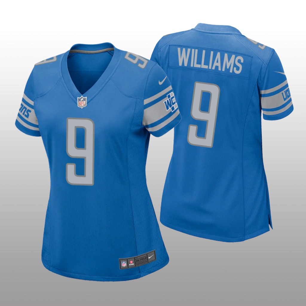 Detroit Lions Jameson Williams Blue Jersey Game - Women's