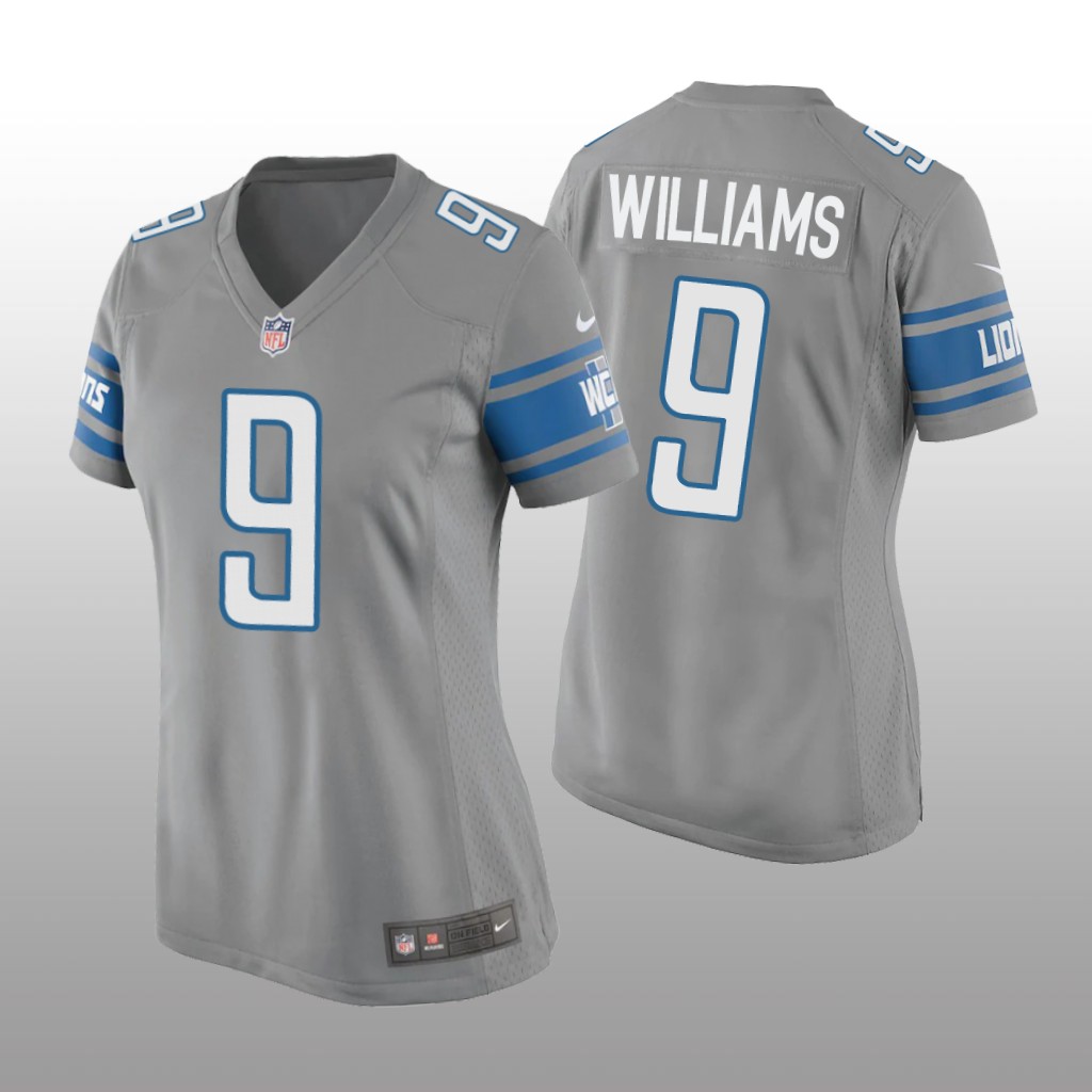 Detroit Lions Jameson Williams Silver Jersey Game - Women's