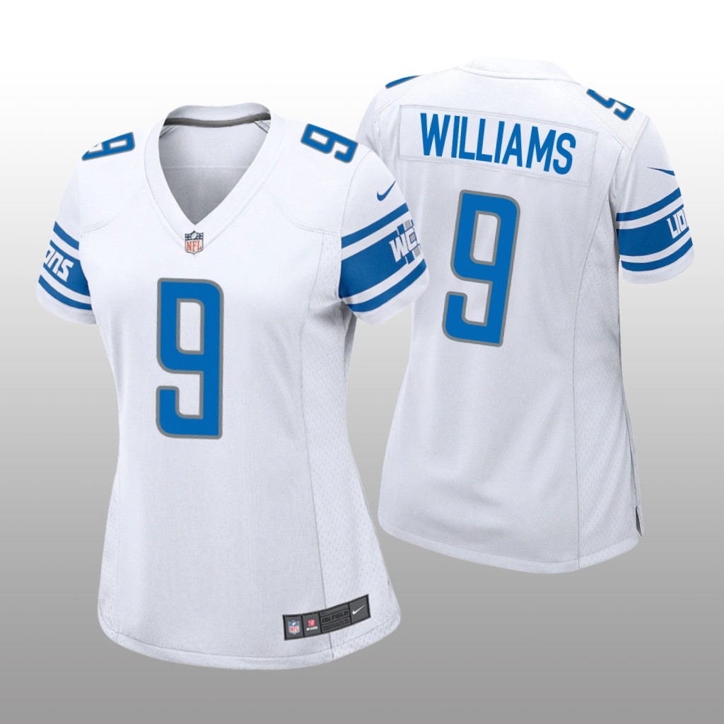 Detroit Lions Jameson Williams White Jersey Game - Women's
