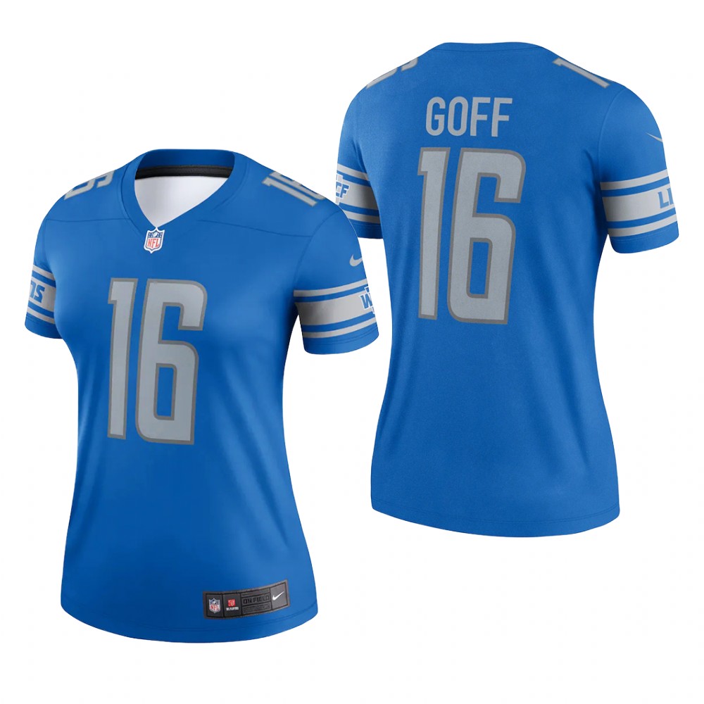 Detroit Lions Jared Goff Blue Jersey Legend - Women's