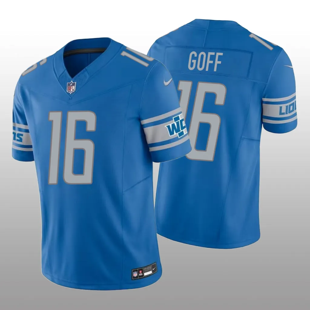 Detroit Lions Jared Goff Blue Jersey Vapor F.U.S.E. Limited - Men's