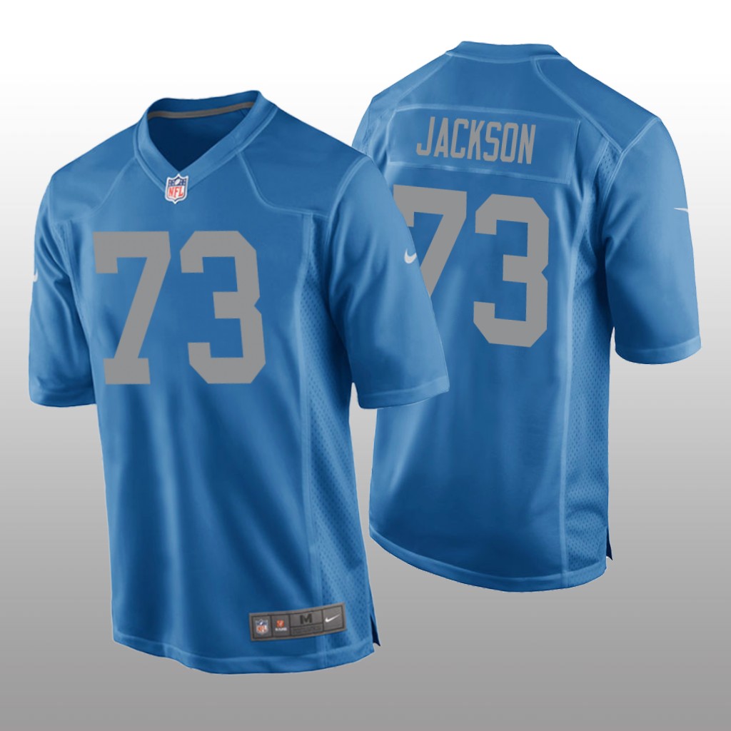 Detroit Lions Jonah Jackson Blue Jersey Throwback Game - Men's