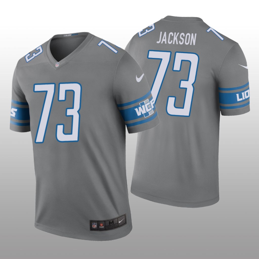 Detroit Lions Jonah Jackson Steel Jersey Color Rush Legend - Men's