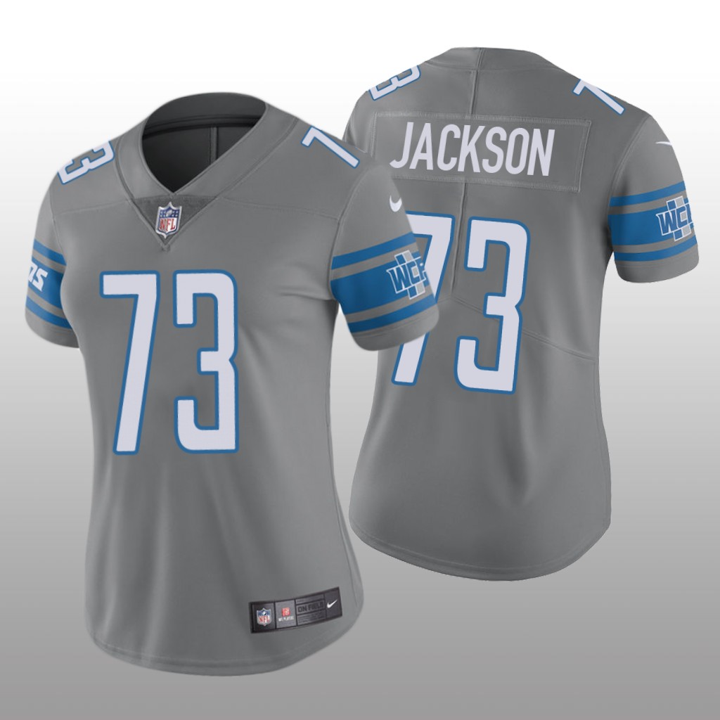 Detroit Lions Jonah Jackson Steel Jersey Color Rush Limited - Women's