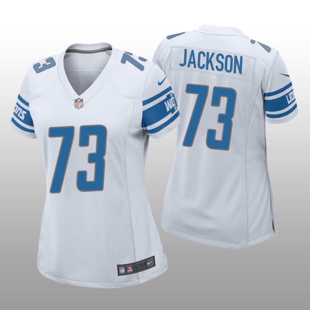 Detroit Lions Jonah Jackson White Jersey Game - Women's