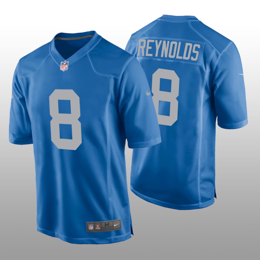 Detroit Lions Josh Reynolds Blue Jersey Throwback Game - Men's