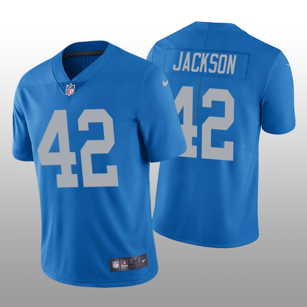 Detroit Lions Justin Jackson Blue Jersey Vapor Limited Vapor Limited - Men's