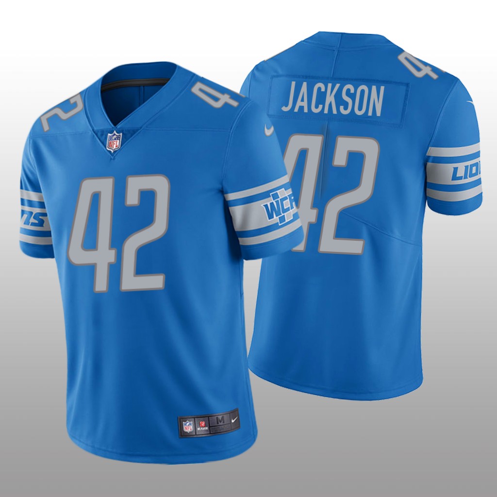 Detroit Lions Justin Jackson Light Blue Jersey Vapor Limited Vapor Limited - Men's