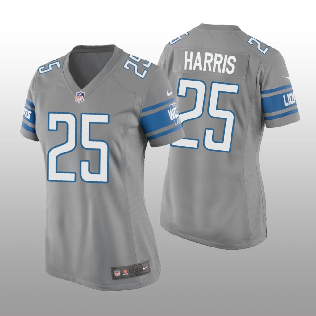 Detroit Lions Will Harris Silver Jersey Game - Women's