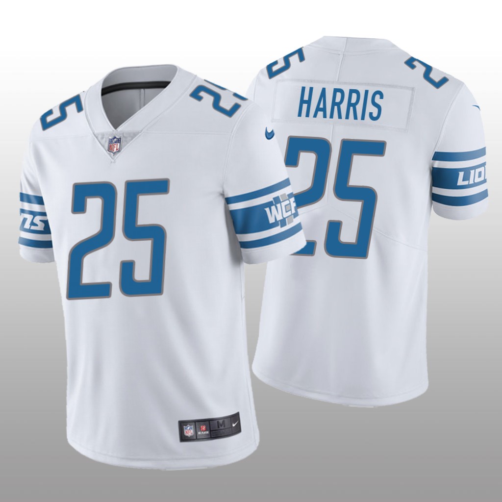 Detroit Lions Will Harris White Jersey Vapor Limited - Men's