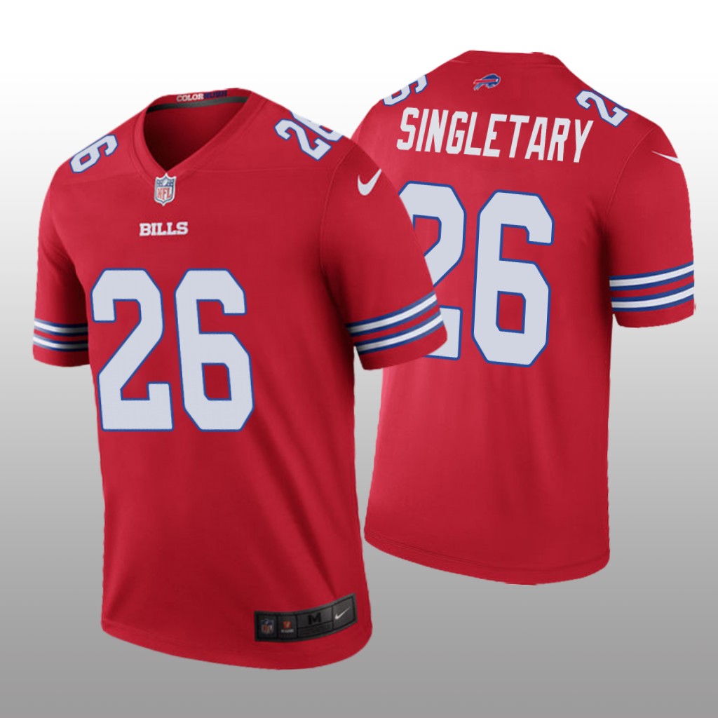 Devin Singletary Buffalo Bills Red NFL Draft Color Rush Legend Jersey