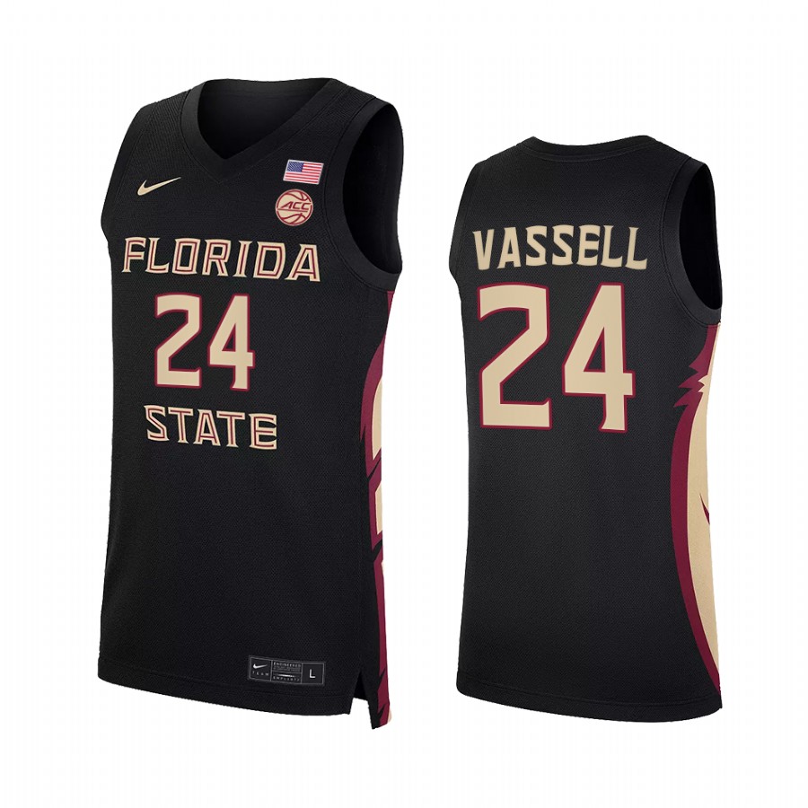Devin Vassell Florida State Seminoles Black Jersey College  NBA Alumni