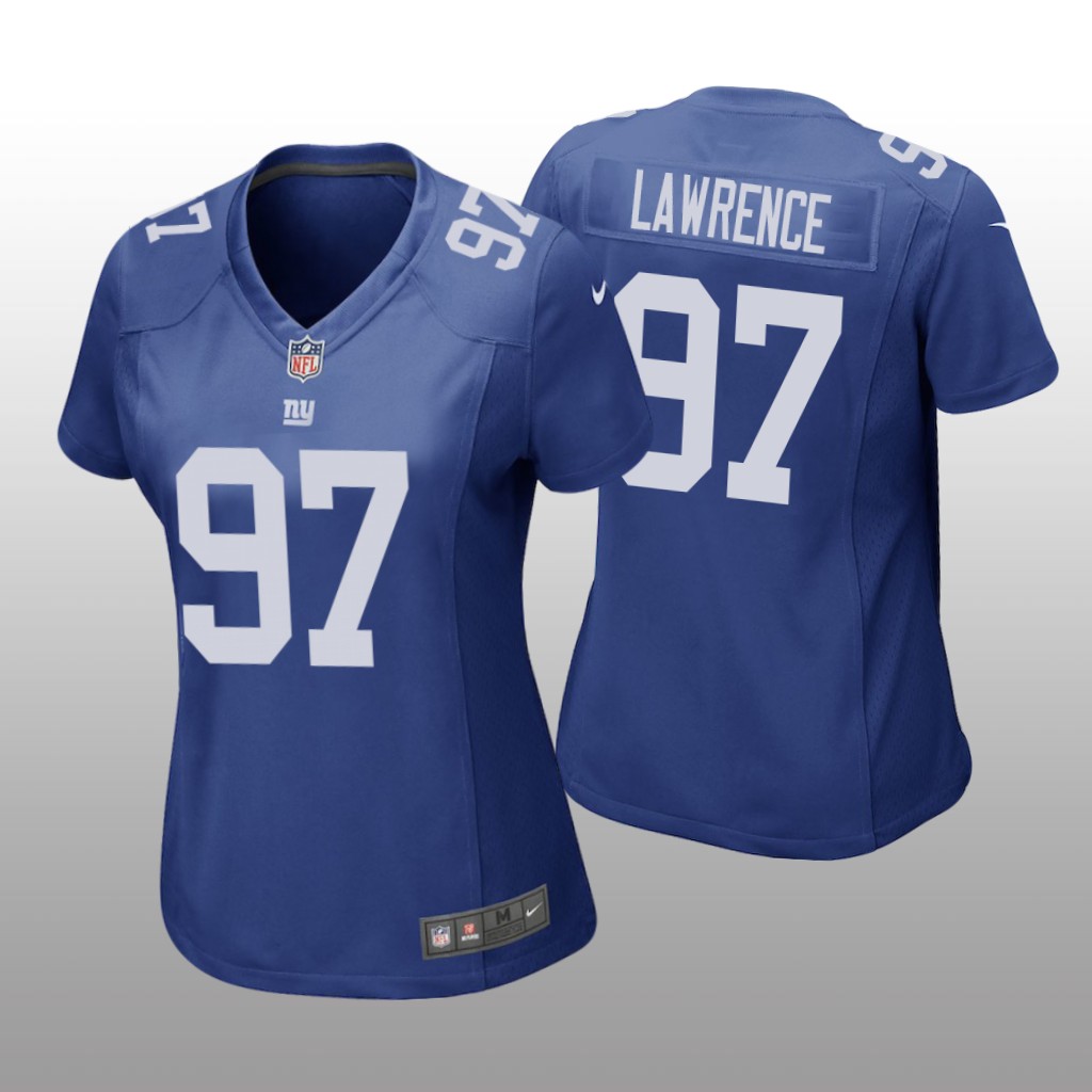 Dexter Lawrence New York Giants Royal NFL Draft Game Jersey