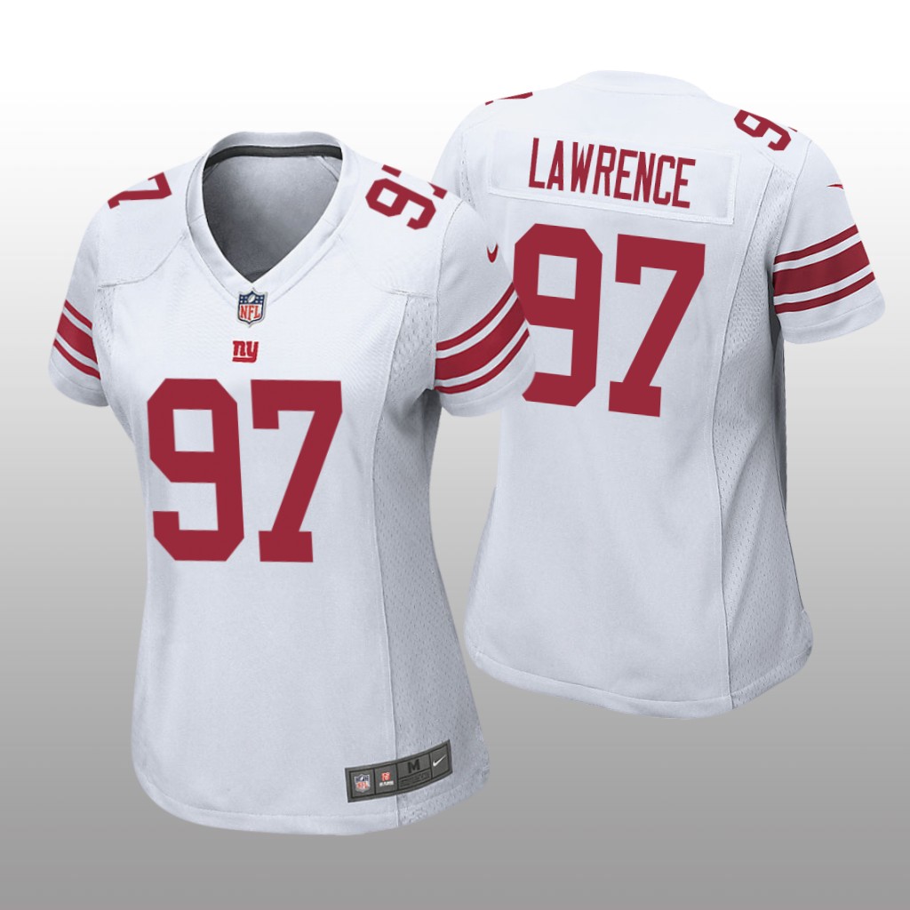 Dexter Lawrence New York Giants White NFL Draft Game Jersey