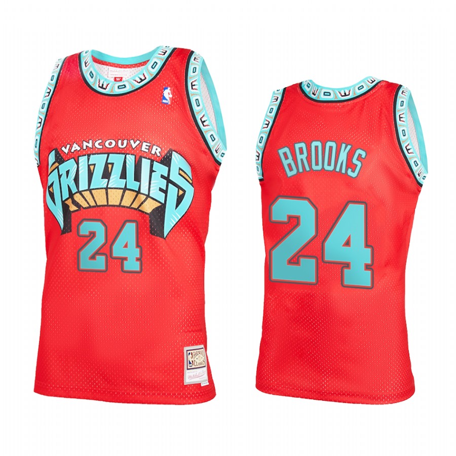 Dillon Brooks 24 Memphis Grizzlies 2021 Reload 2.0 Red Jersey Throwback