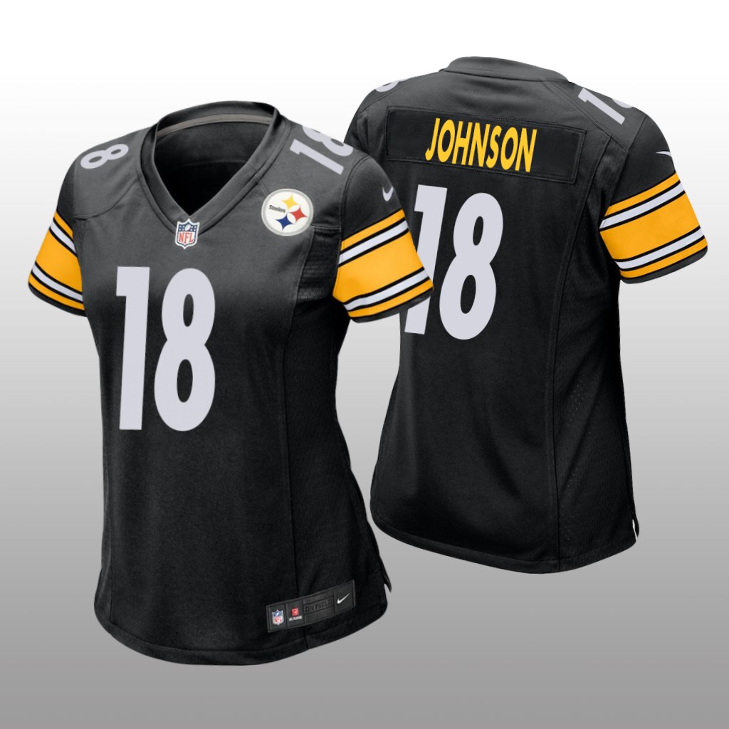 Diontae Johnson Pittsburgh Steelers Black NFL Draft Game Jersey