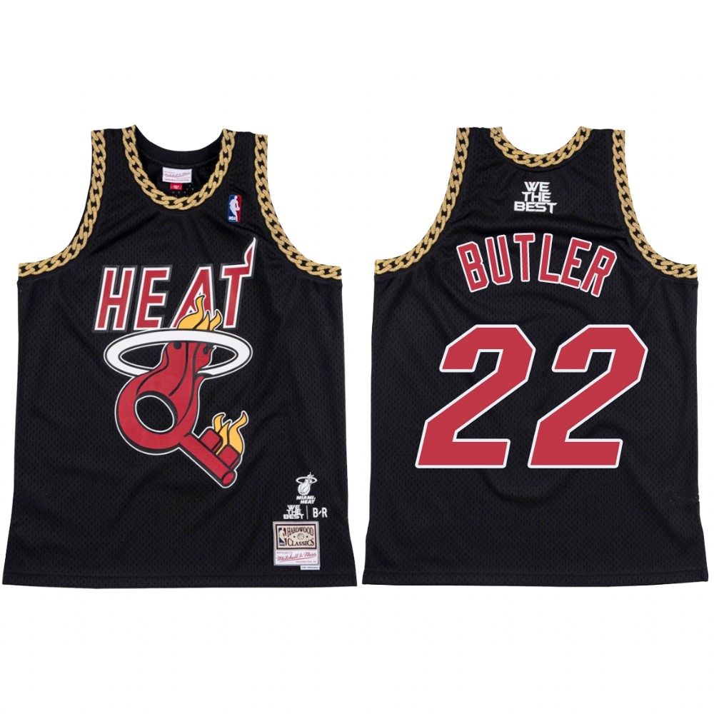 DJ Khaled X Miami Heat Jimmy Butler #22 Black Jersey Limited Edition