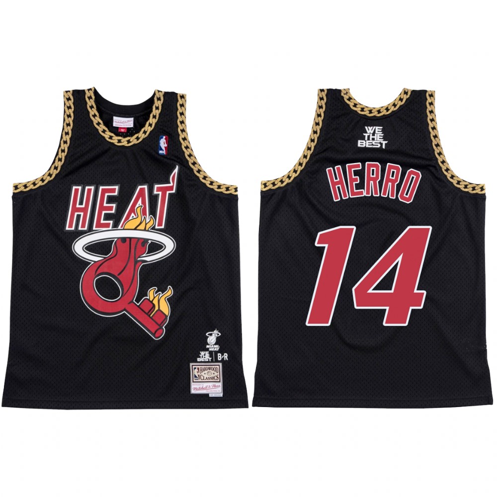 DJ Khaled X Miami Heat Tyler Herro #14 Black Jersey Limited Edition