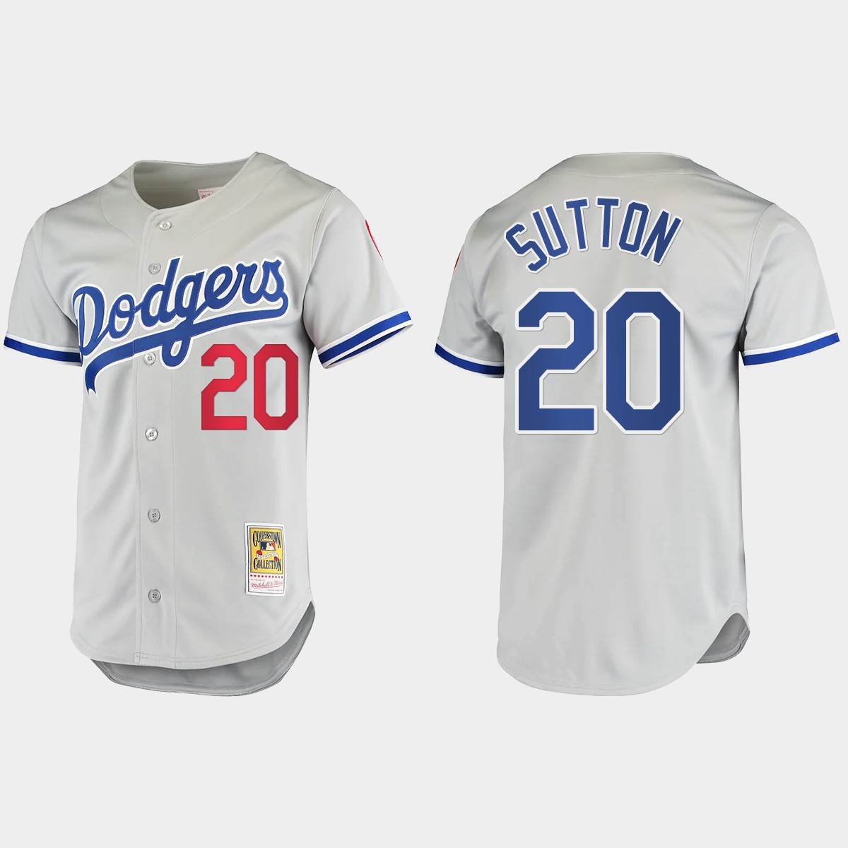Don Sutton #20 Los Angeles Dodgers Cooperstown Collection Jersey - Gray