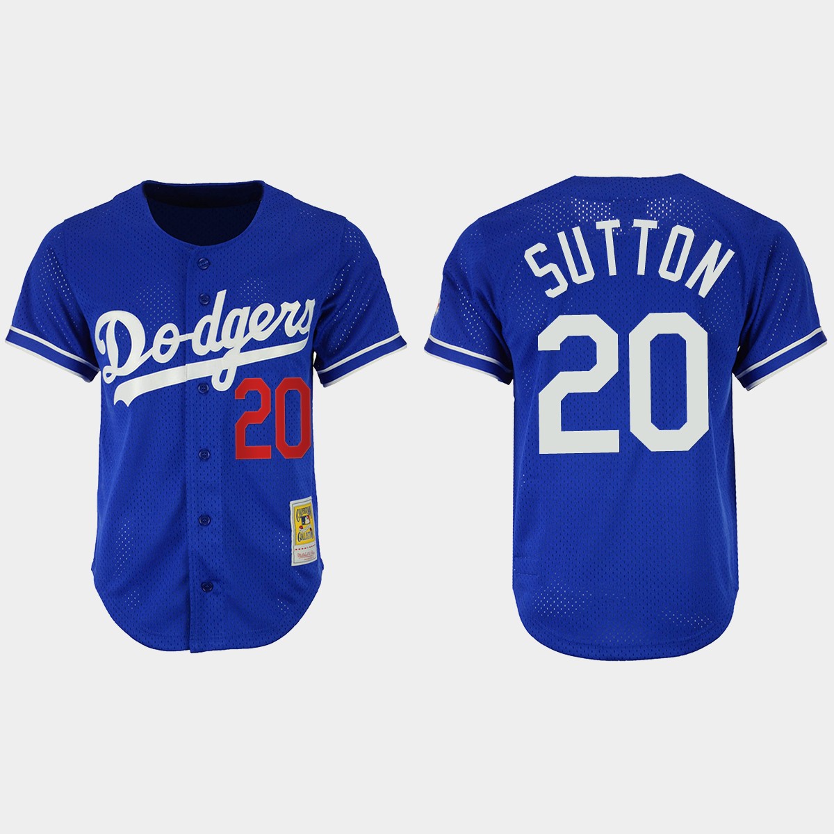Don Sutton #20 Los Angeles Dodgers Mesh Batting Practice Cooperstown Collection Jersey - Royal
