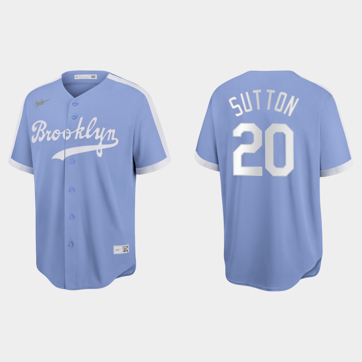 Don Sutton Brooklyn Dodgers Cooperstown Collection  Jersey - Light Purple