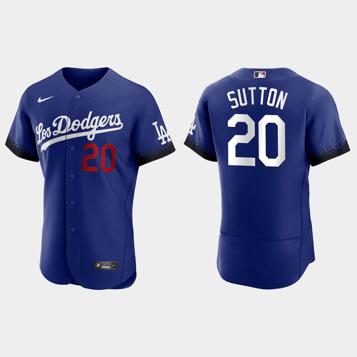Don Sutton Los Angeles Dodgers 2021 City Connect Jersey - Royal