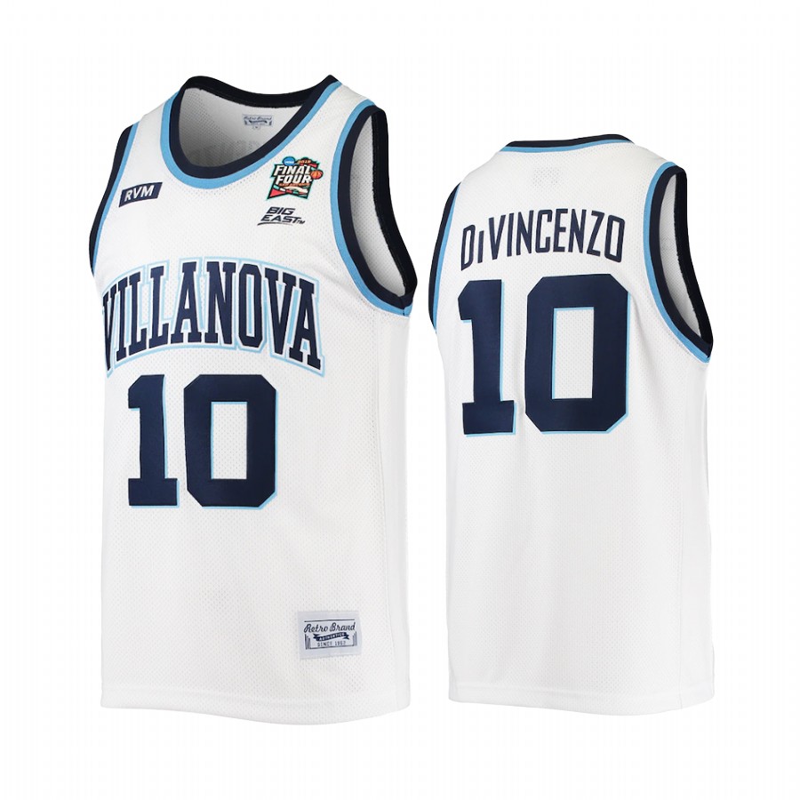 Donte DiVincenzo Villanova Wildcats White Jersey Commemorative NCAA Classic
