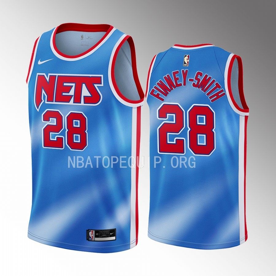 Dorian Finney-Smith Brooklyn Nets #28 Blue Jersey Classic Edition Swingman