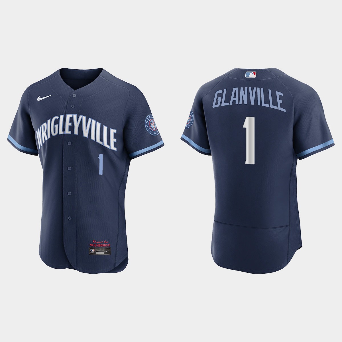 Doug Glanville #1 Chicago Cubs 2021 City Connect Jersey - Navy