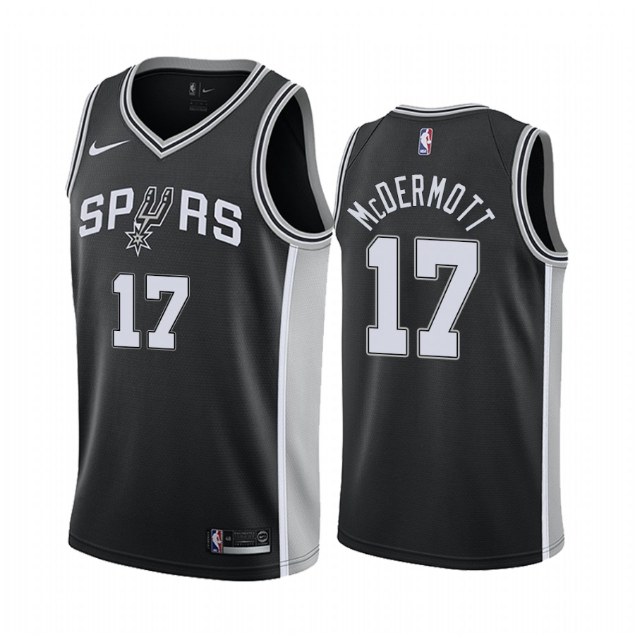 Doug McDermott San Antonio Spurs Black Statement Edition #17 Jersey 2021 Trade