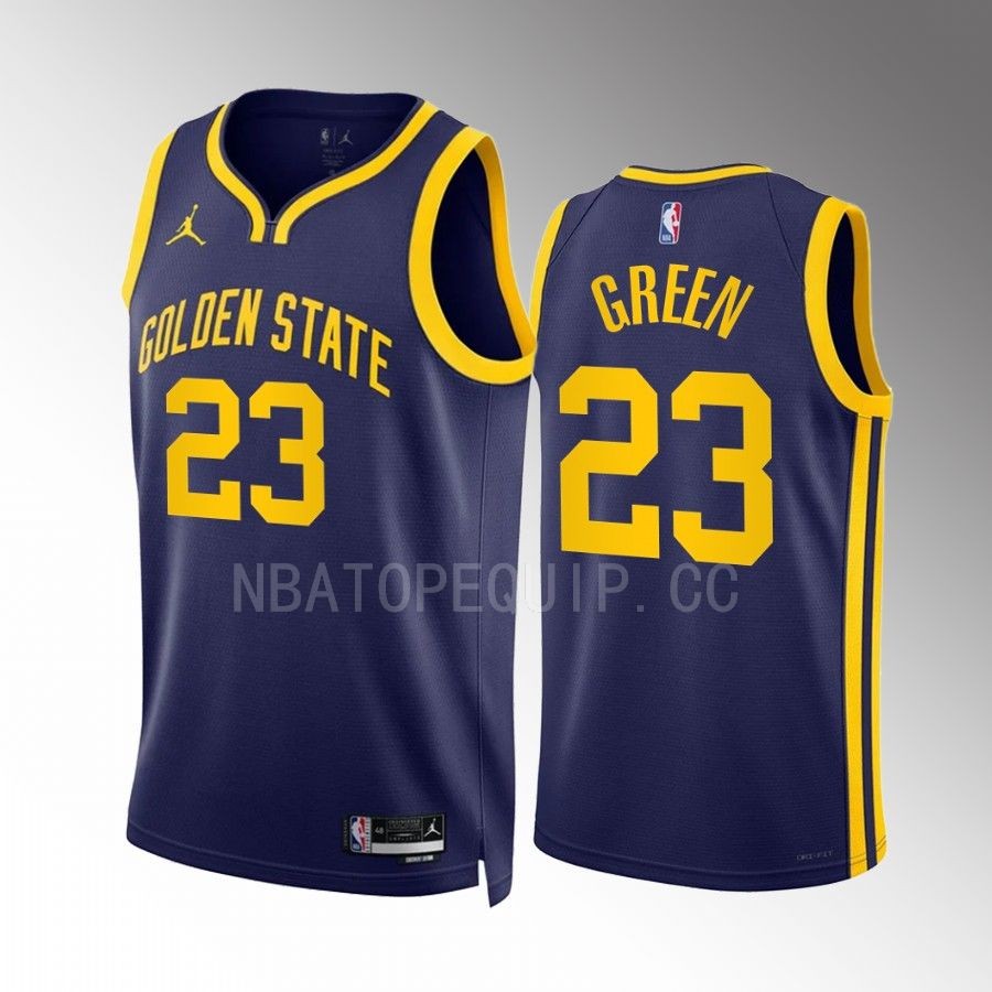 Draymond Green 2022 Golden State Warriors Navy #23 Statement Edition Jersey Swingman