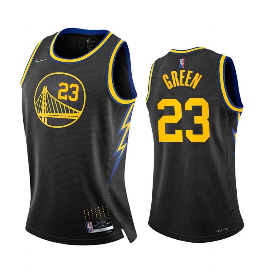 Draymond Green Golden State Warriors Black City Edition 2022 Women Jersey 75th Diamond Badge