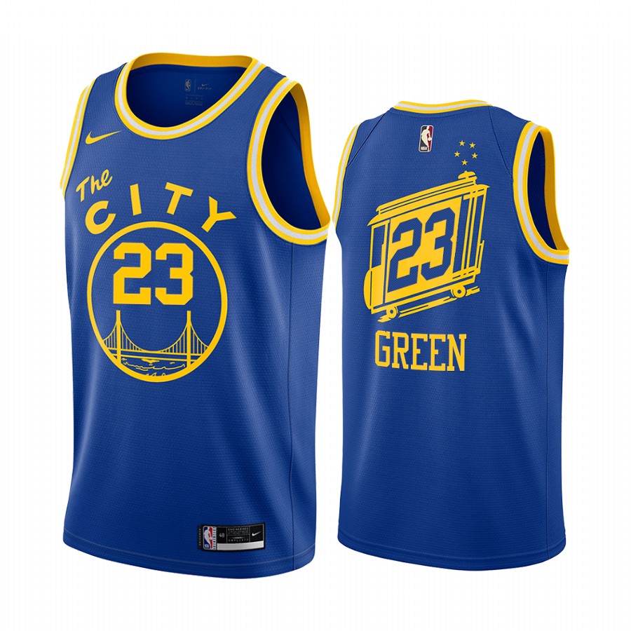 Draymond Green Golden State Warriors Royal Classic Edition Throwback 2020-21 Jersey