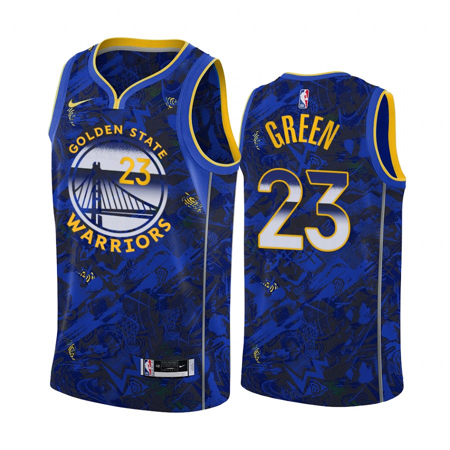 Draymond Green Golden State Warriors Select Series Royal Jersey Camo