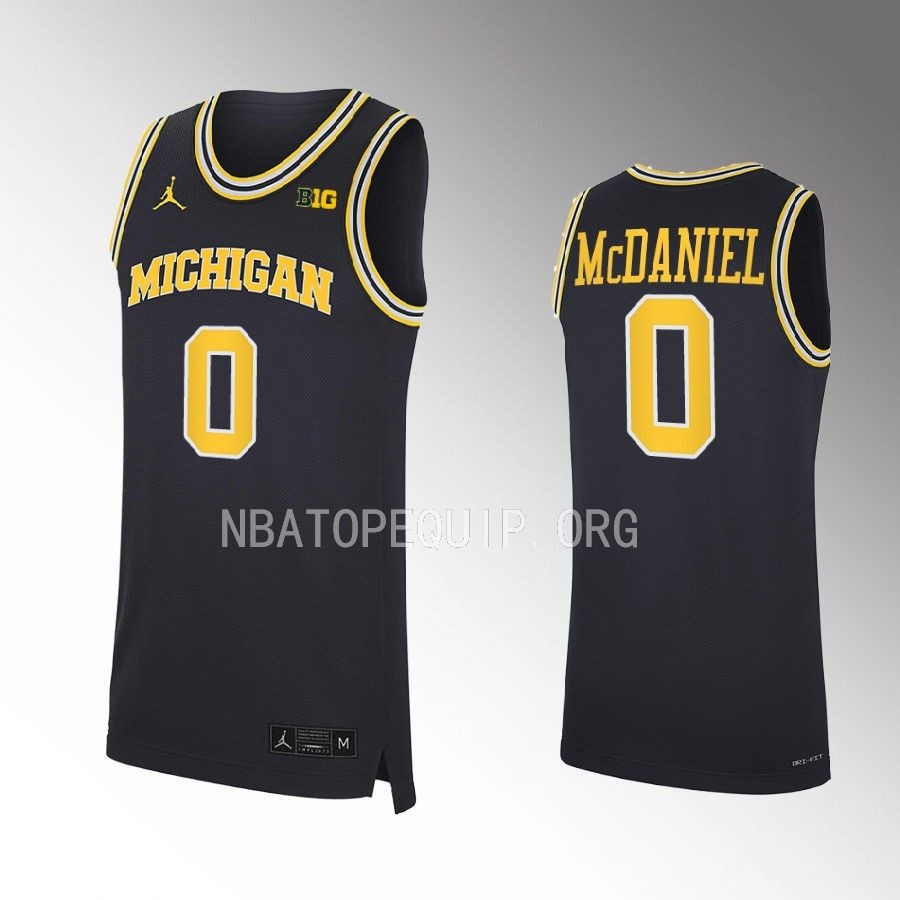 Dug McDaniel Michigan Wolverines Navy Jersey 2022-23 NCAA