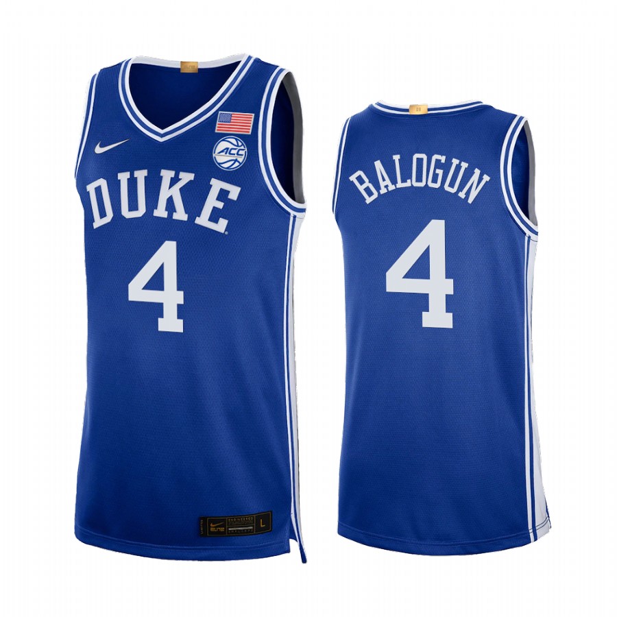 Duke Blue Devils Elizabeth Balogun Jersey 2021-22 College  Royal Limited Uniform