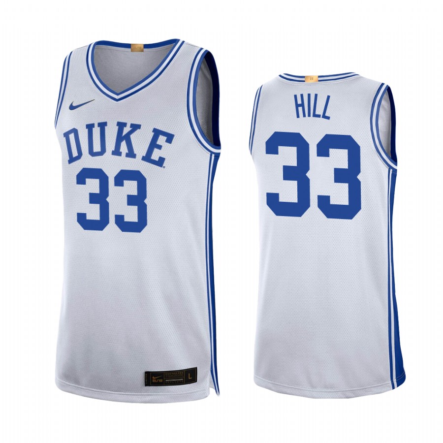 Duke Blue Devils Grant Hill White Limited College Baketball Jersey