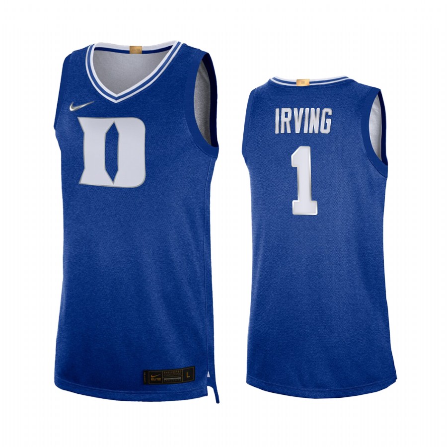 Duke Blue Devils Kyrie Irving Royal 100th Anniversary Rivalry Limited Jersey Brooklyn Nets