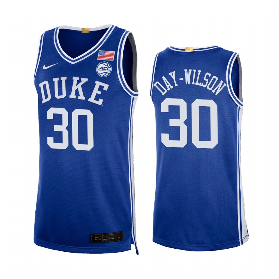 Duke Blue Devils Shayeann Day-Wilson Jersey 2021-22 College  Royal Limited Uniform