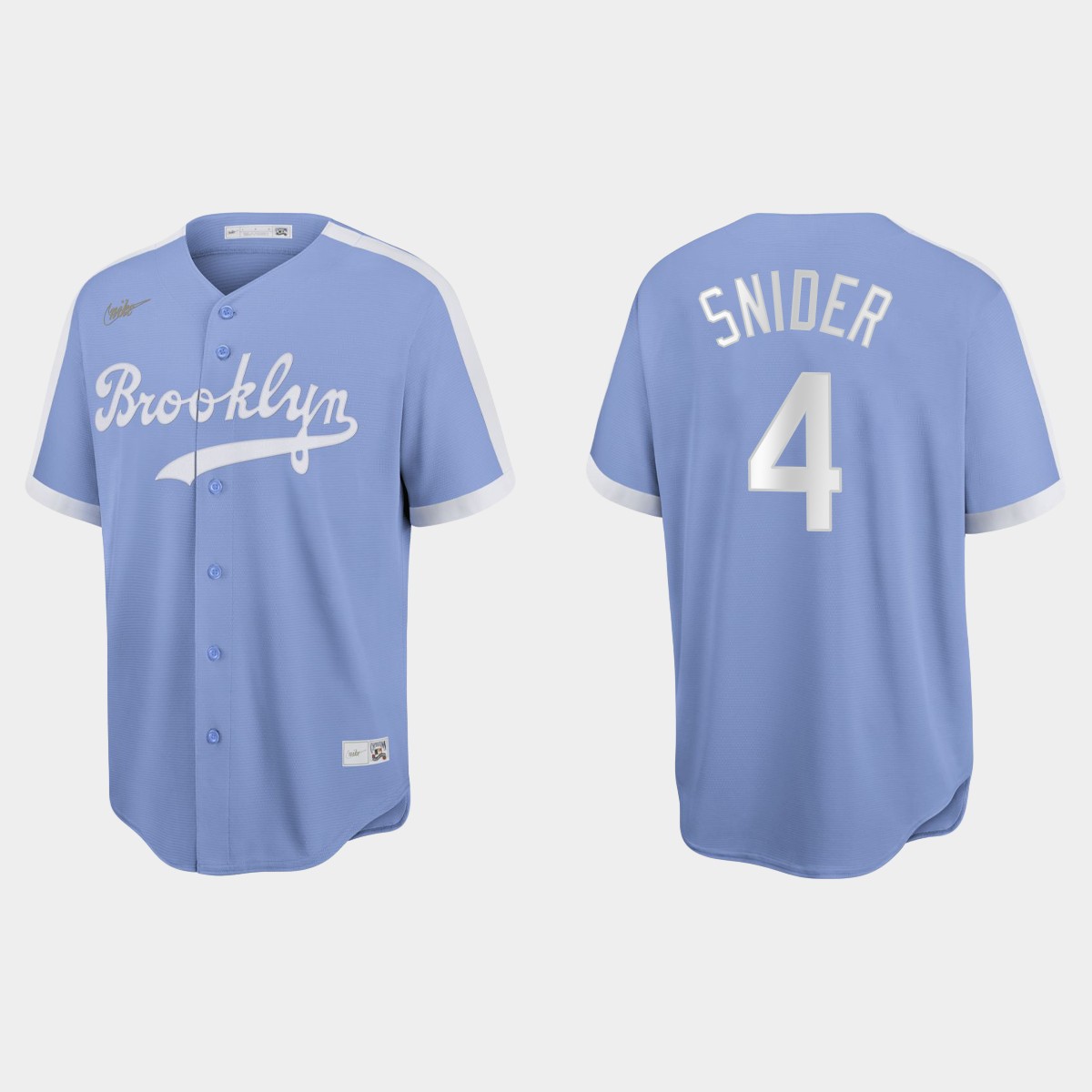 Duke Snider Brooklyn Dodgers Cooperstown Collection  Jersey - Light Purple