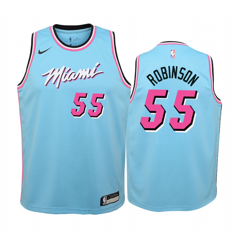 Duncan Robinson Miami Heat Blue City 2019-20 ViceWave Jersey - Youth