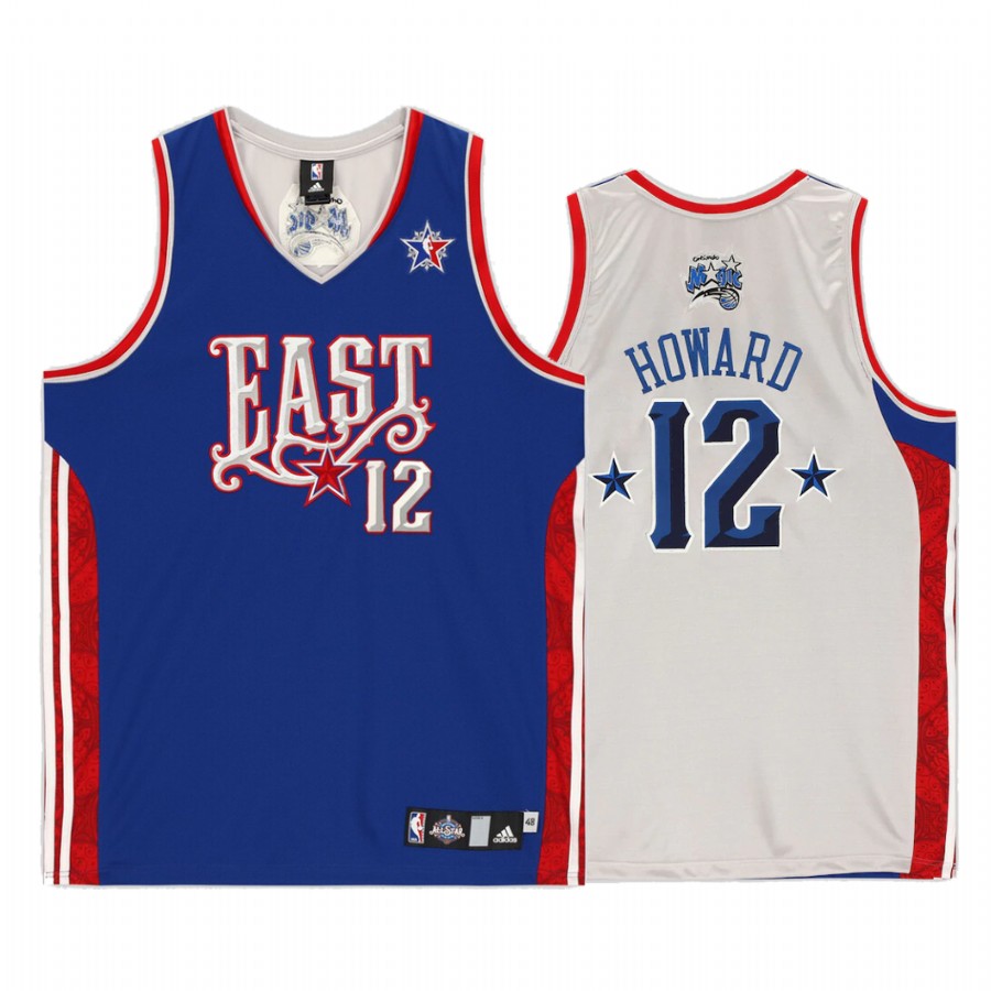 Dwight Howard #12 2008 All Star Eastern Conference Jersey Blue Men