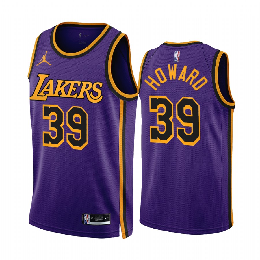 Dwight Howard 2022-23 Los Angeles Lakers Purple #39 Statement Edition Jersey