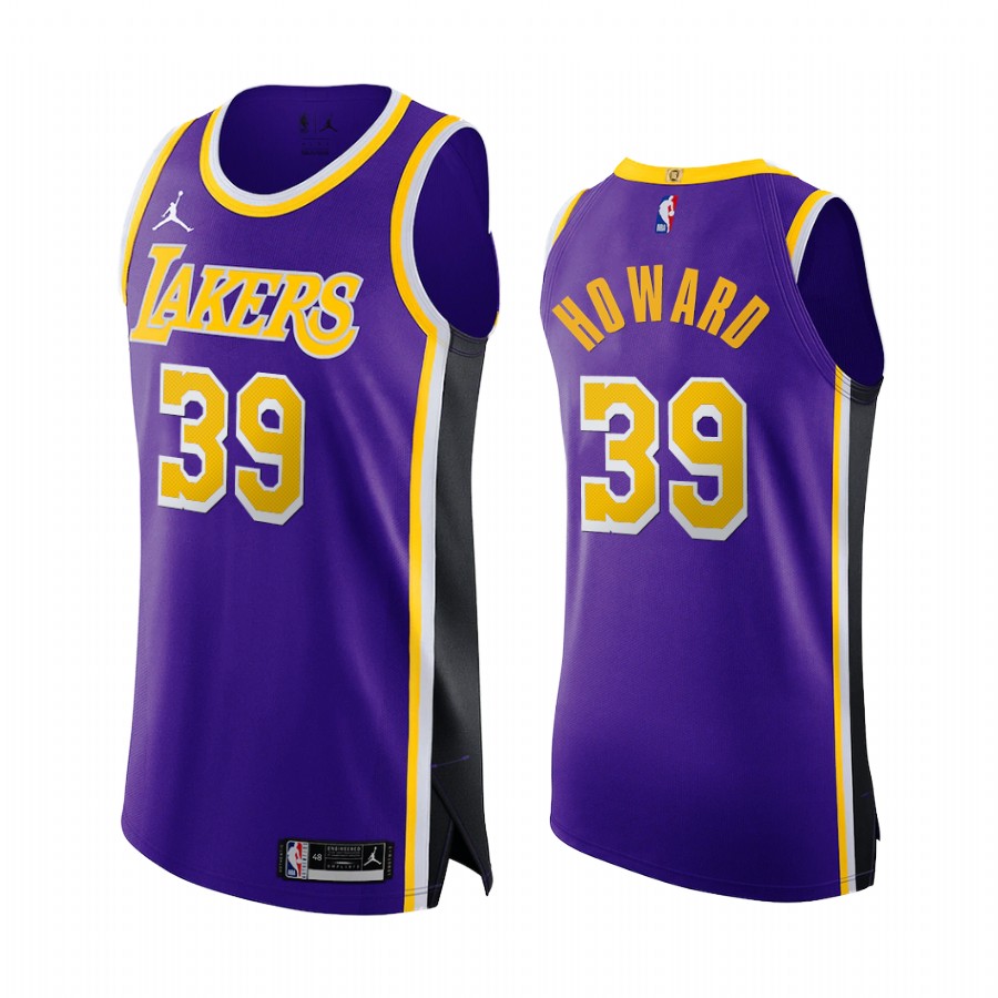 Dwight Howard Los Angeles Lakers Purple Statement 2020-21 Jersey Jumpman