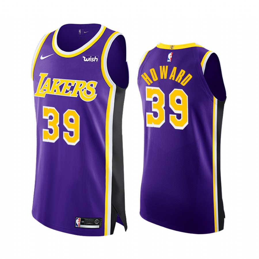 Dwight Howard Los Angeles Lakers Purple Statement Edition 2020-21 Jersey