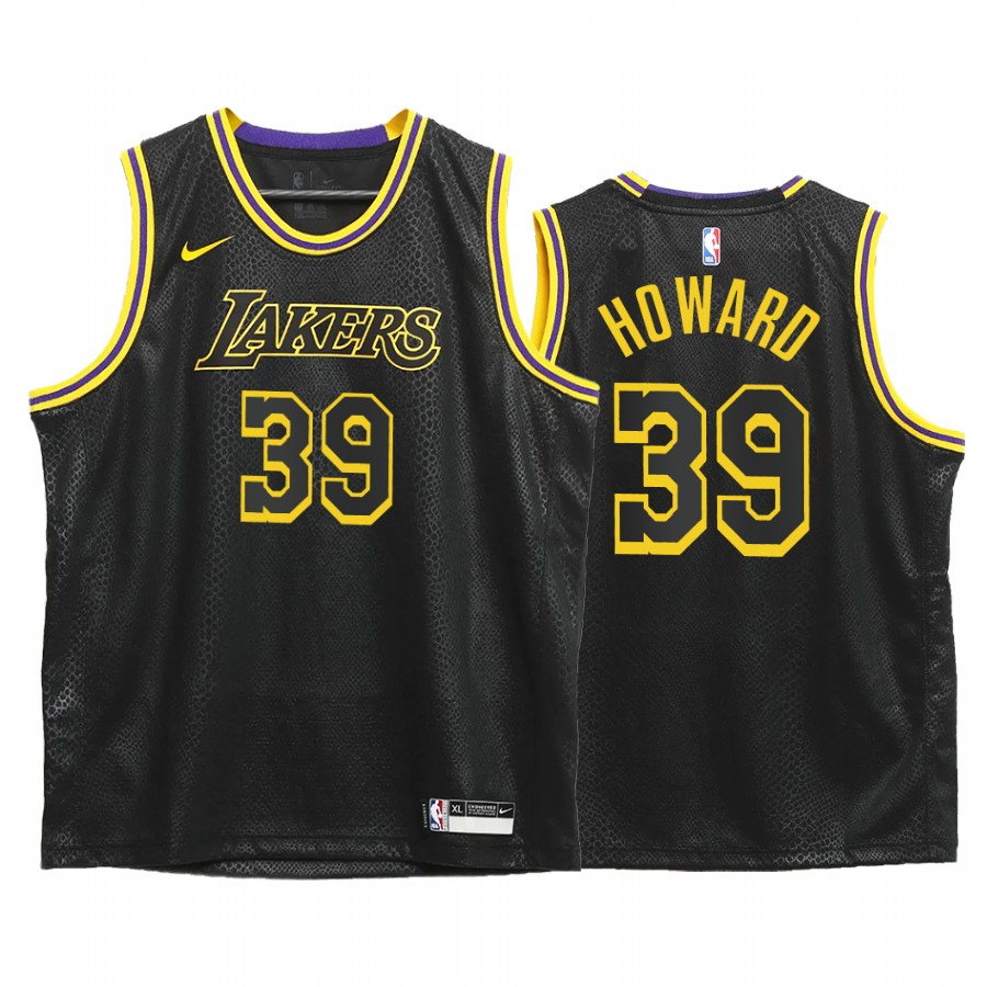 Dwight Howard Los Angeles Lakers youth Black Mamba Inspired City Jersey